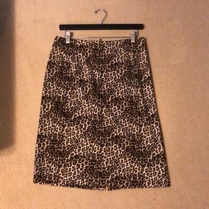 Alfani Leopard Print Pencil Skirt